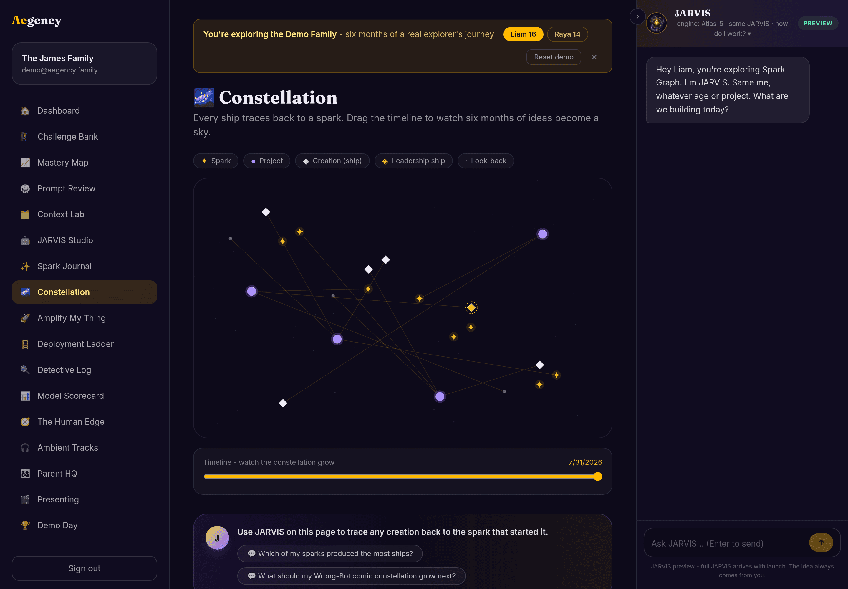 Spark Constellation screenshot